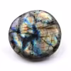 Beau galet de Labradorite bleu jaune orange