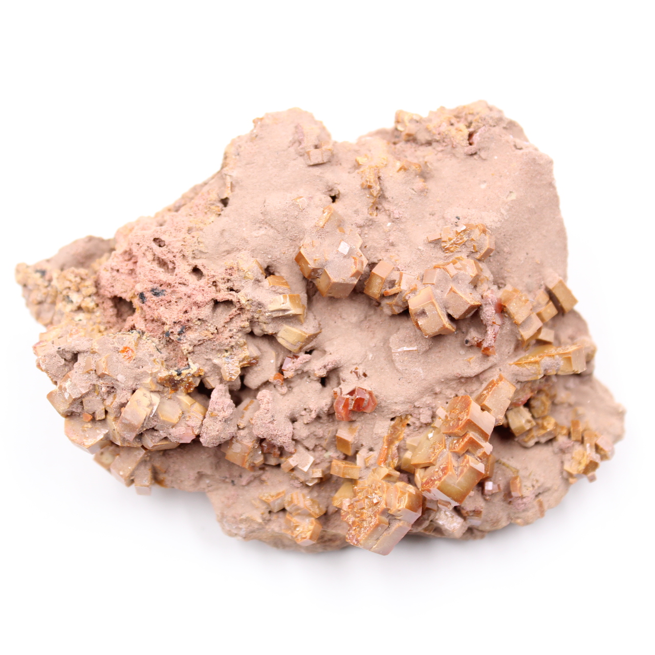 Cristaux de vanadinite sur gangue