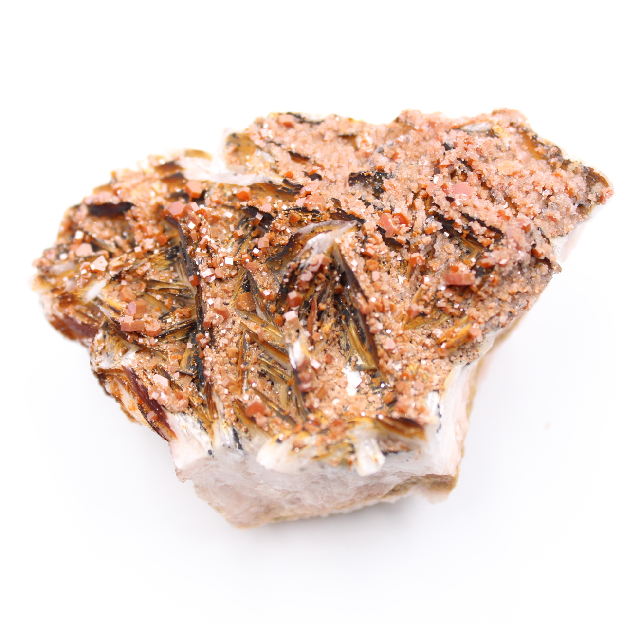 Cristaux de vanadinite sur gangue