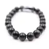 Bracelet d'obsidienne 8 mm - 0