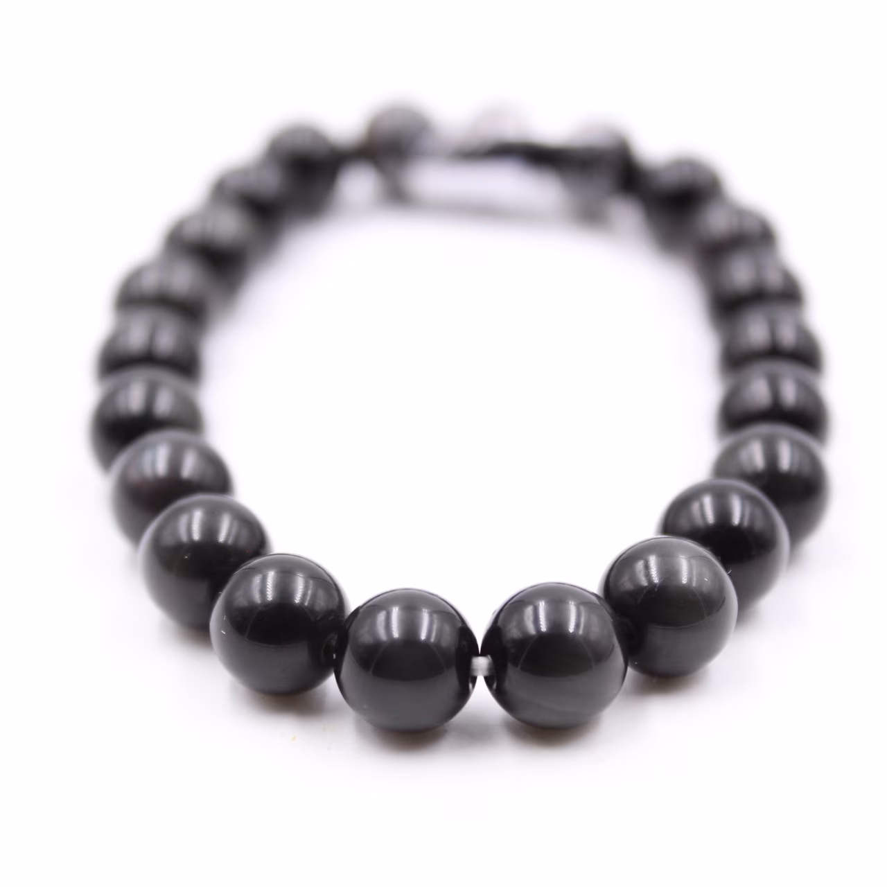 Bracelet d'obsidienne 8 mm