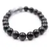 Bracelet d'obsidienne 8 mm - 0