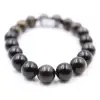 Bracelet d'obsidienne 10 mm - 0