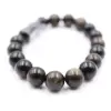 Bracelet d'obsidienne 10 mm - 0
