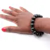 Bracelet d'obsidienne 12 mm - 2