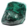 Pierre de malachite forme abstraite d'ornement
