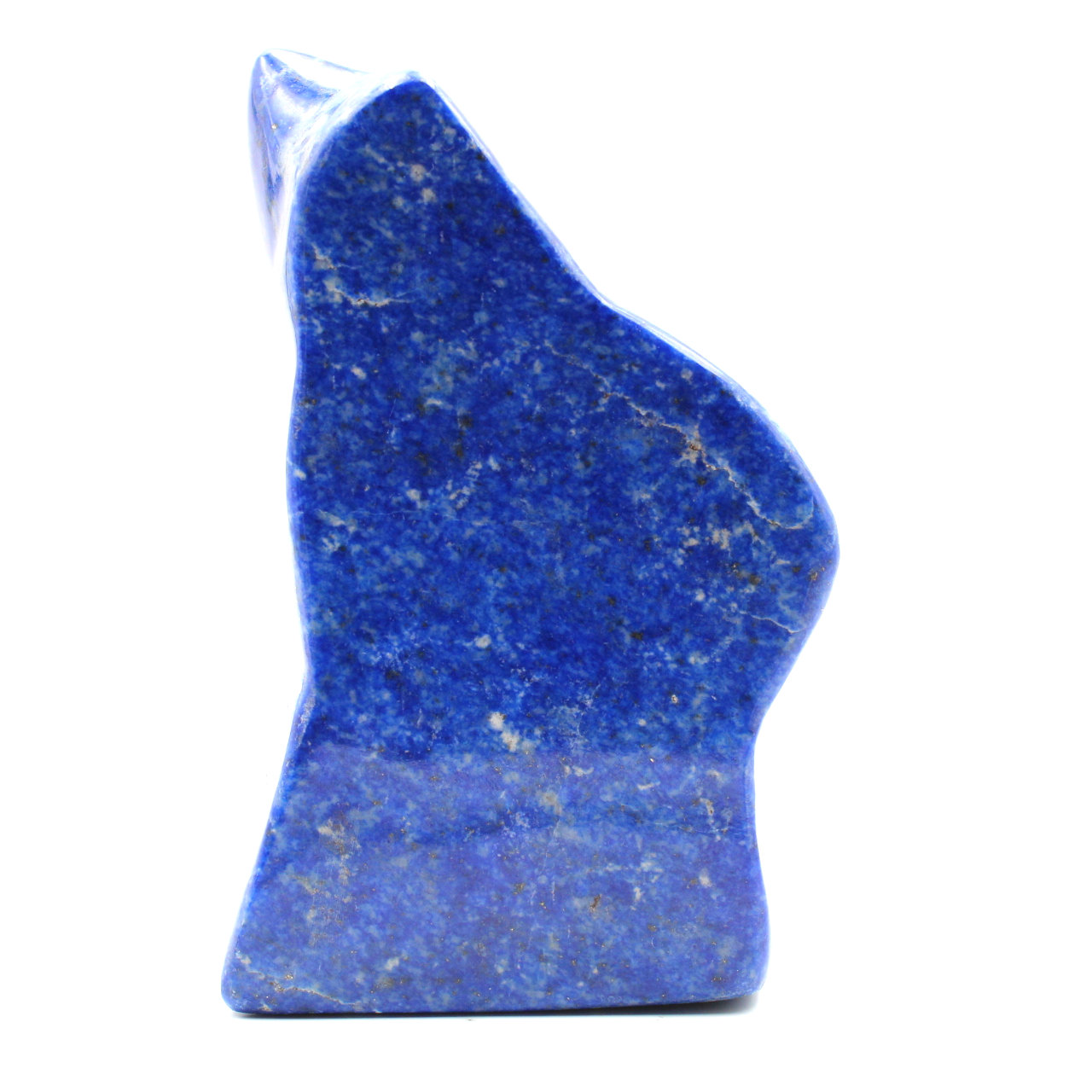 Bloc en pierre de lapis Lazuli forme abstraite d'ornement