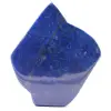 Bloc en pierre de lapis Lazuli forme abstraite d'ornement - 0