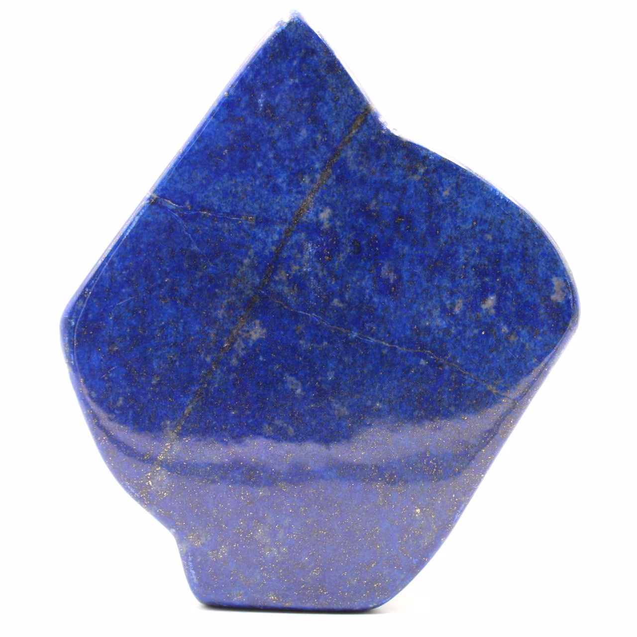 Bloc en pierre de lapis Lazuli forme abstraite d'ornement