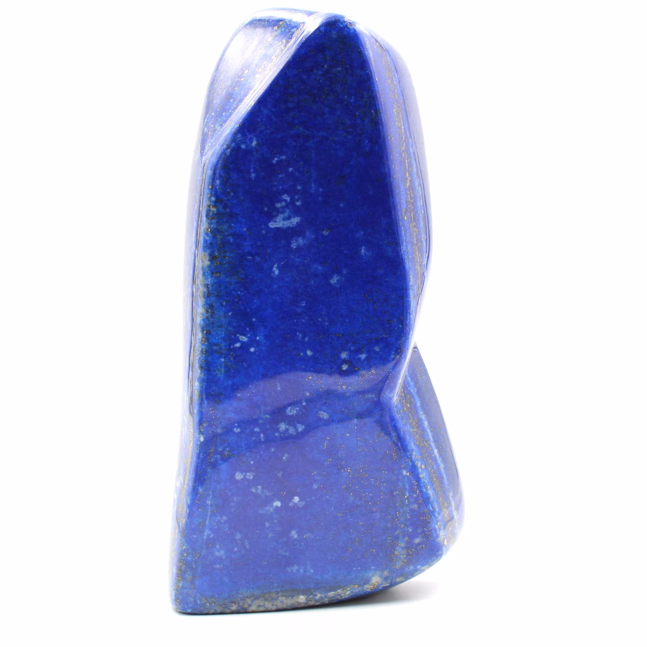 Bloc en pierre de lapis Lazuli forme abstraite d'ornement