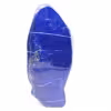 Bloc en pierre de lapis Lazuli forme abstraite d'ornement