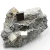 Cubes de pyrite sur gangue de Navajun Espagne - 0