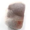 Cristaux de quartz sur agate polie - 0