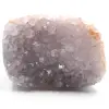Cristaux de quartz sur agate polie - 0