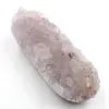 Cristaux de quartz sur agate polie - 0