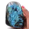 Pierre de Labradorite forme libre d'ornement - 0