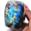 Pierre de Labradorite forme libre d'ornement - 0