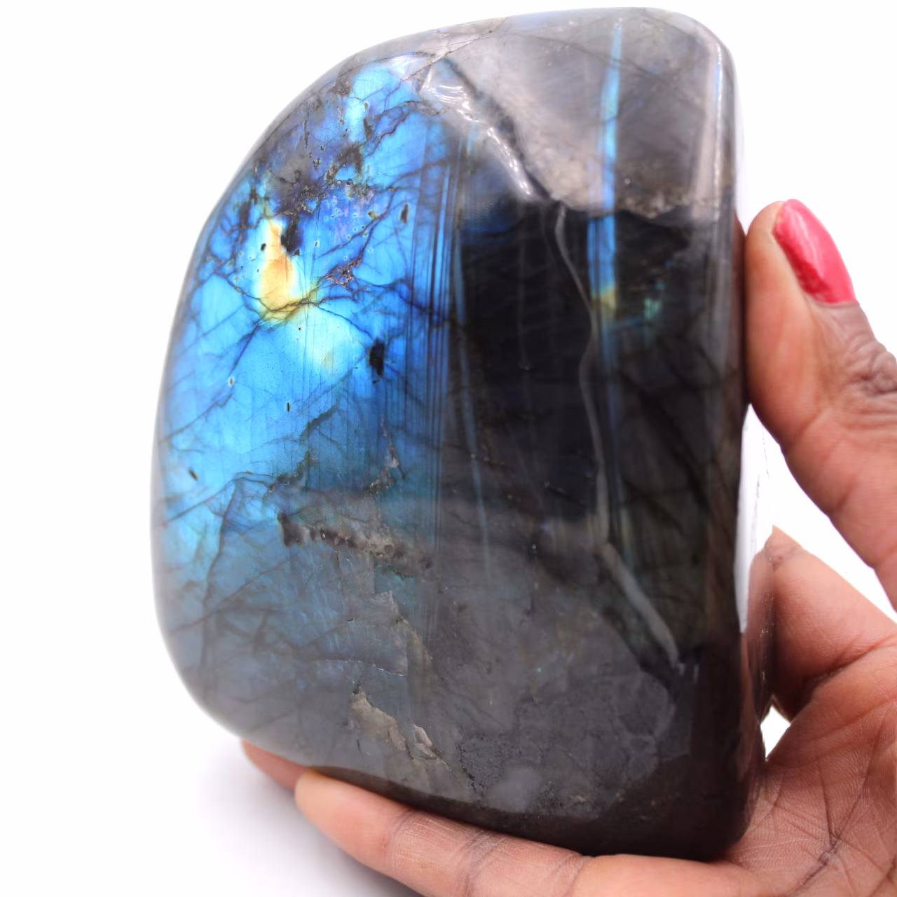 Pierre de Labradorite forme libre d'ornement