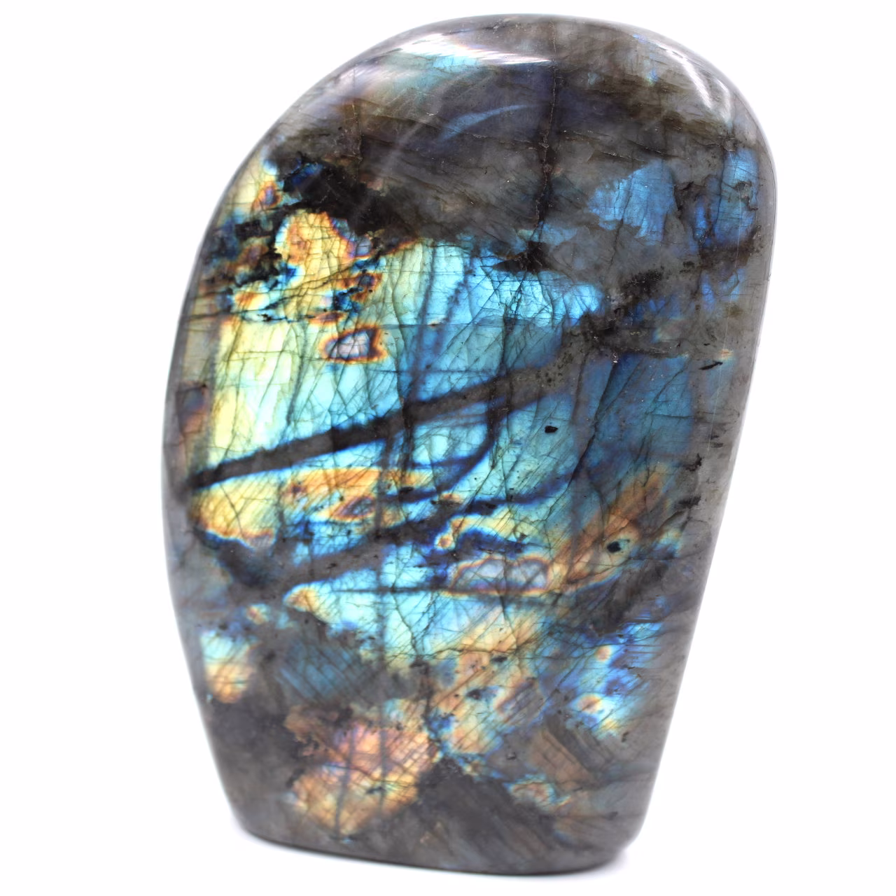Pierre de Labradorite forme libre d'ornement