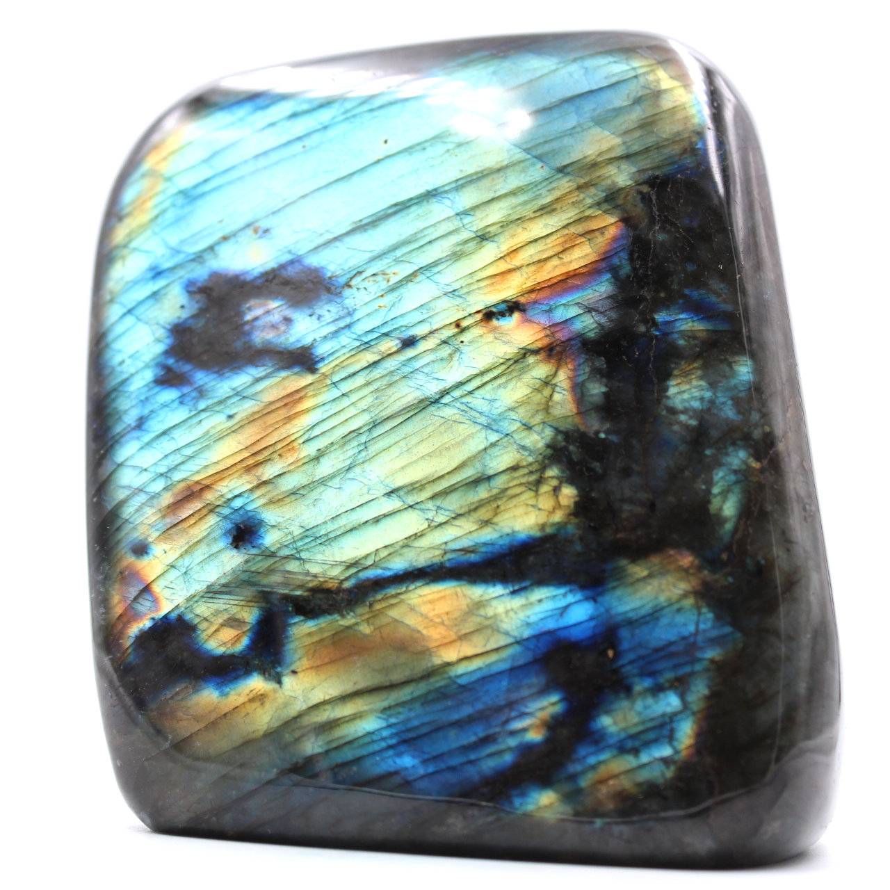 Pierre de Labradorite forme libre d'ornement