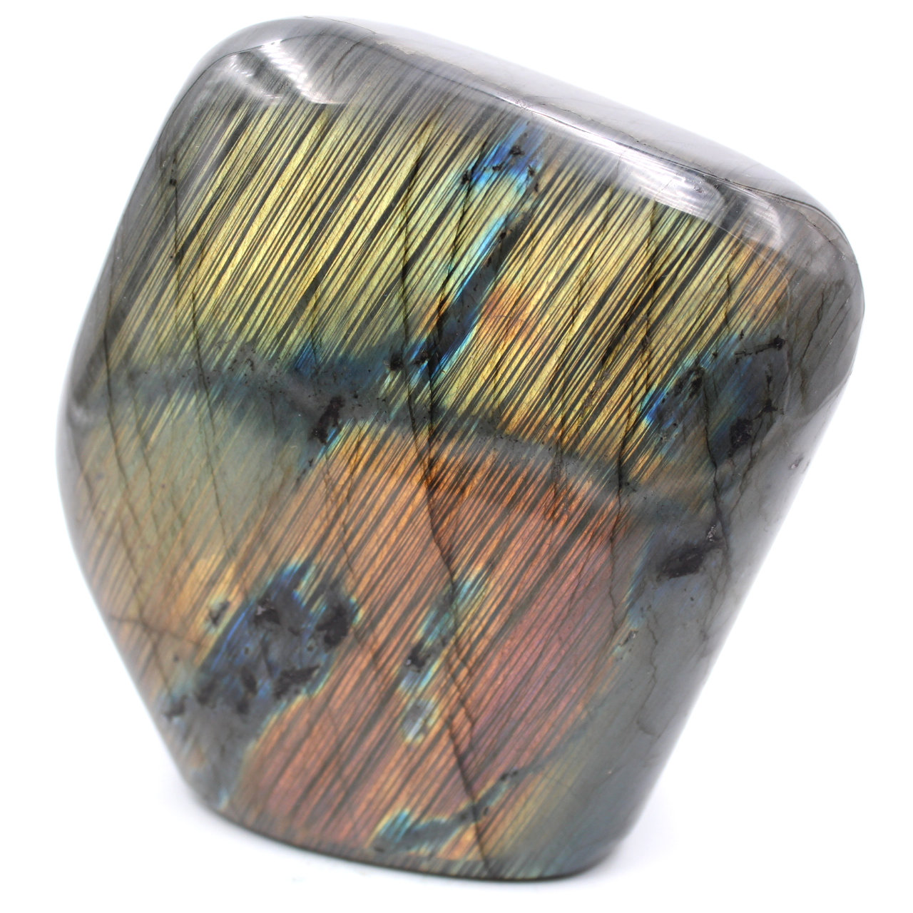 Pierre de Labradorite forme libre d'ornement