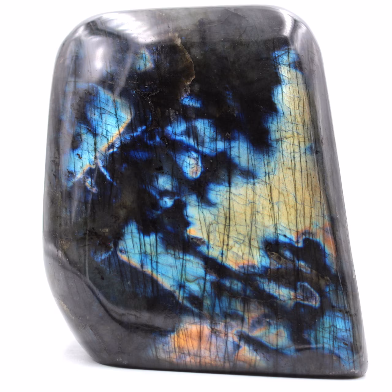 Pierre de Labradorite forme libre d'ornement