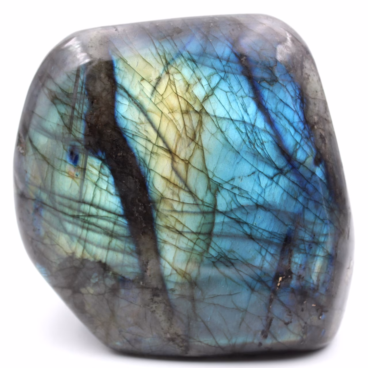 Pierre de Labradorite forme libre d'ornement