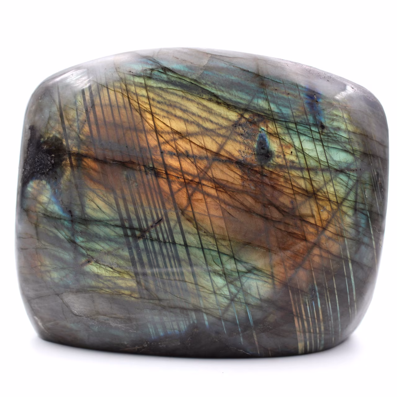 Pierre de Labradorite forme libre d'ornement
