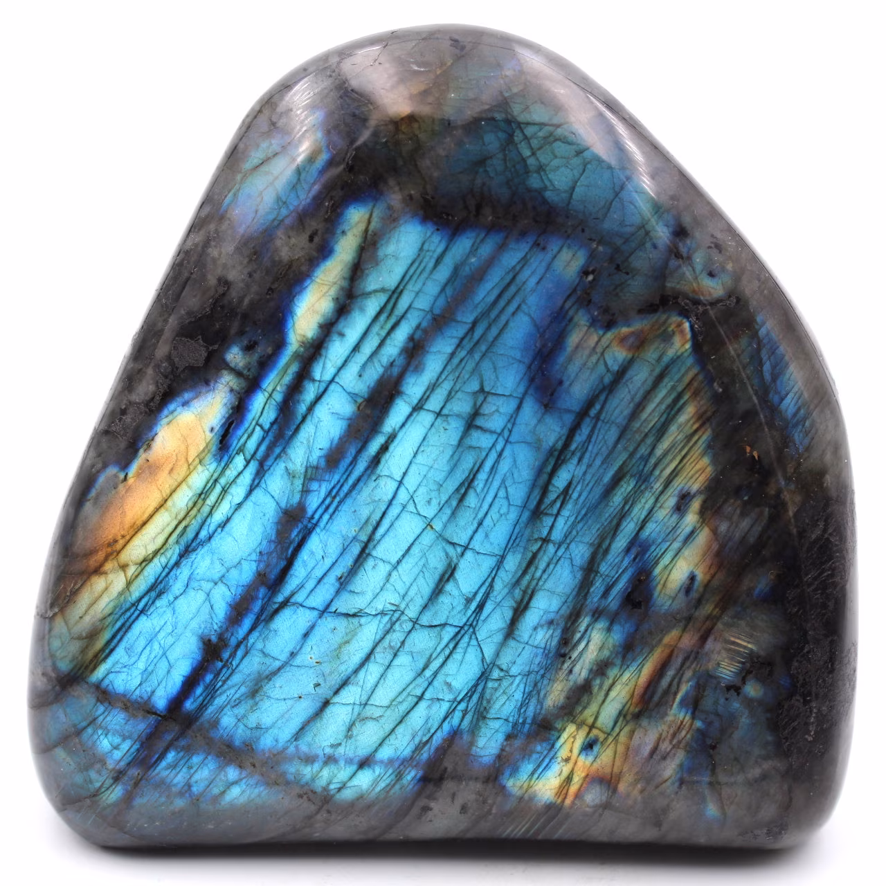 Pierre de Labradorite forme libre d'ornement