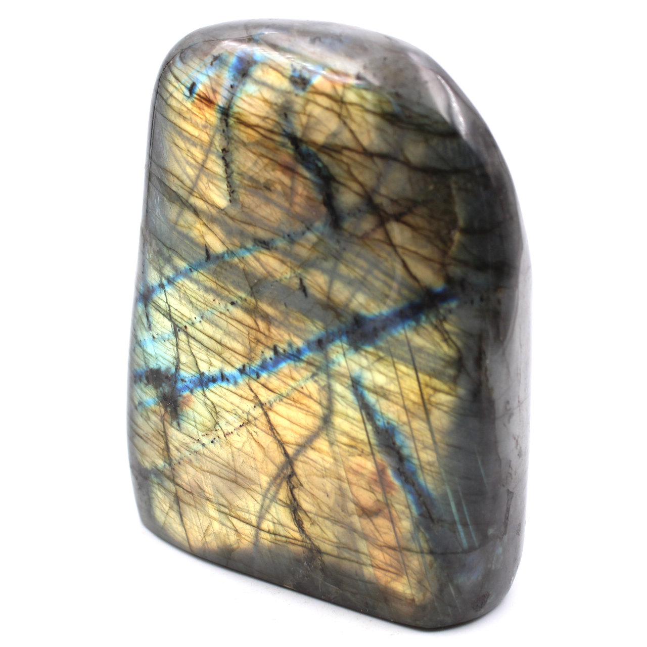 Pierre de Labradorite forme libre d'ornement
