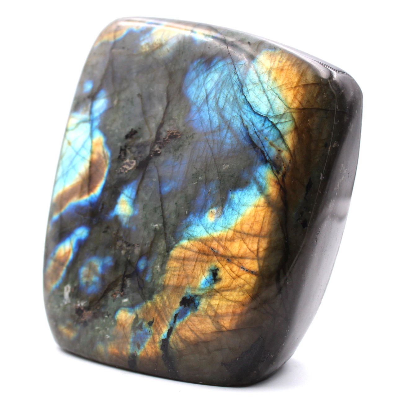 Pierre de Labradorite forme libre d'ornement