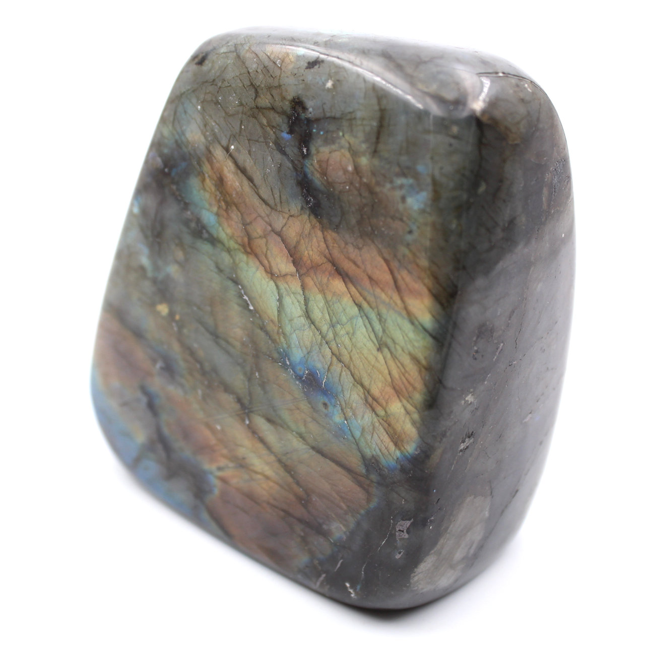 Pierre de Labradorite forme libre d'ornement