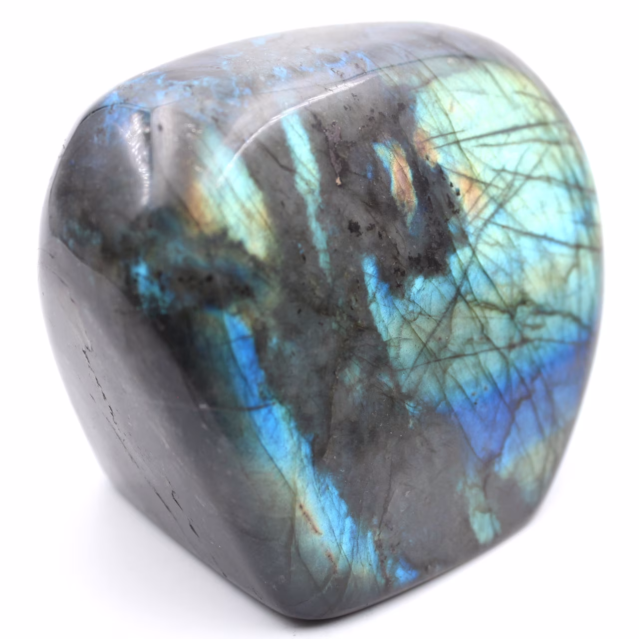 Pierre de Labradorite forme libre d'ornement