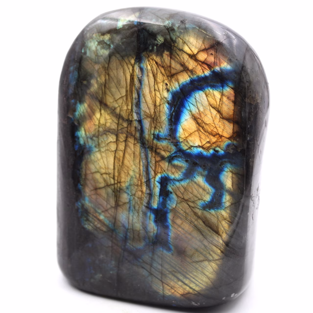 Pierre de Labradorite forme libre d'ornement