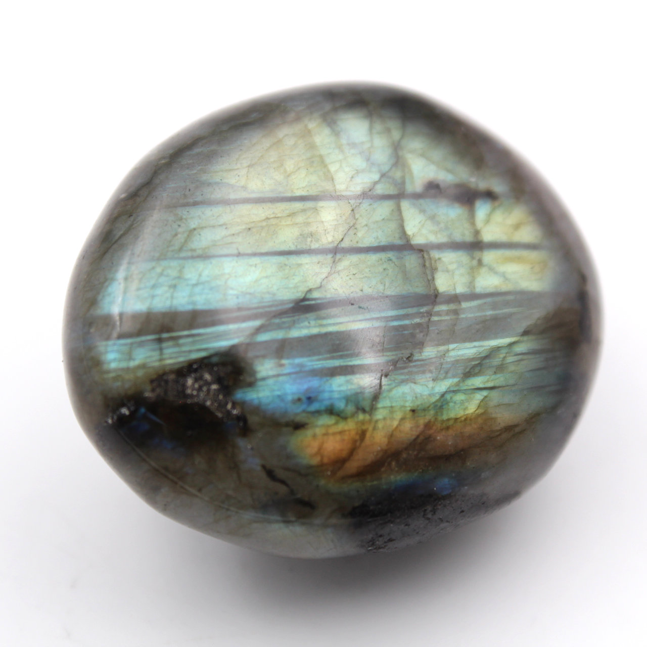 Galet en Labradorite