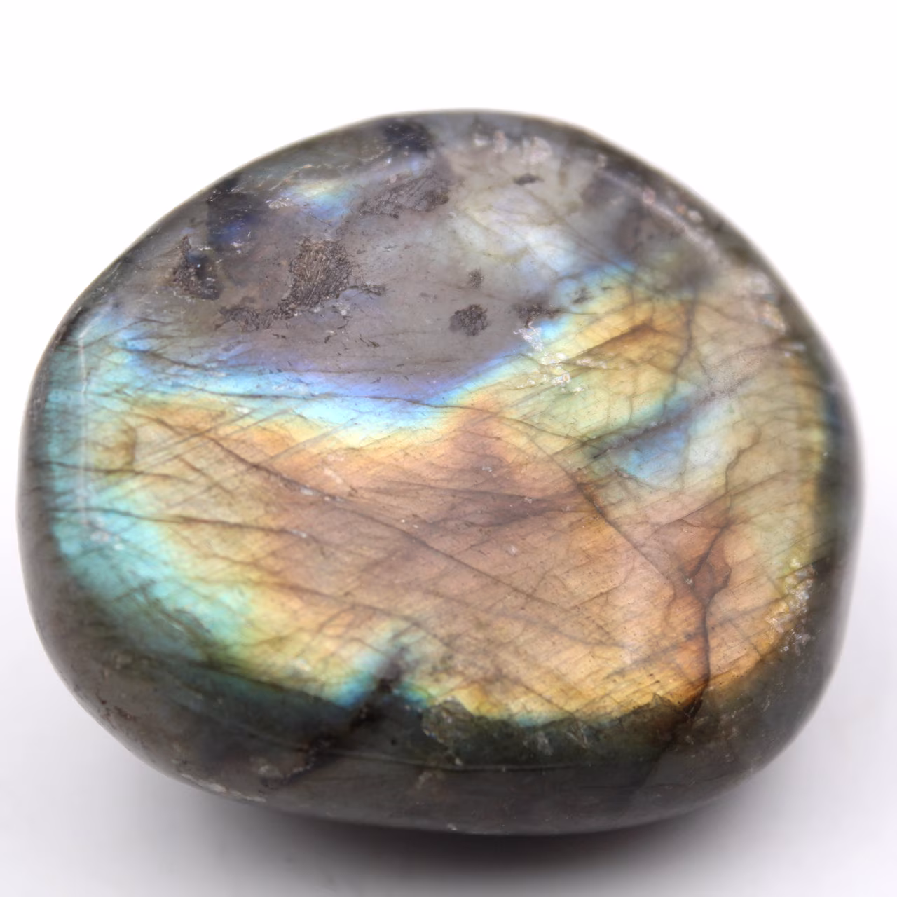 Galet en Labradorite