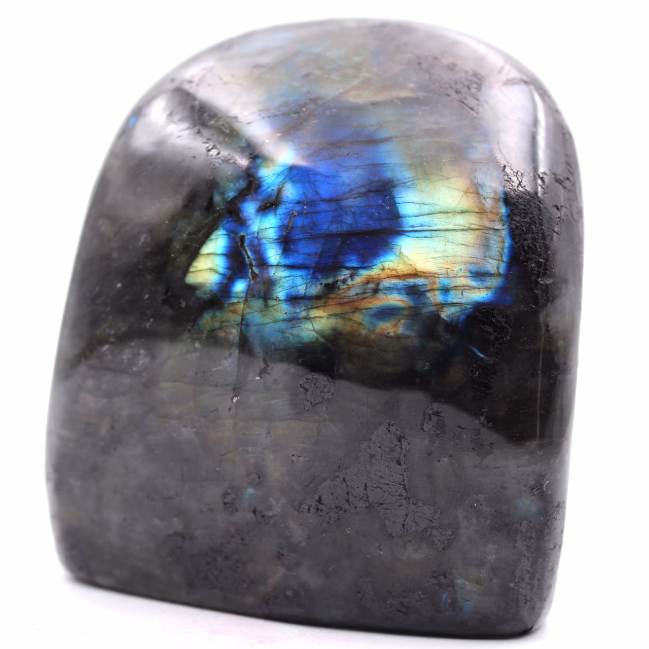 Bloc de pierre de Labradorite pour décoration et collection