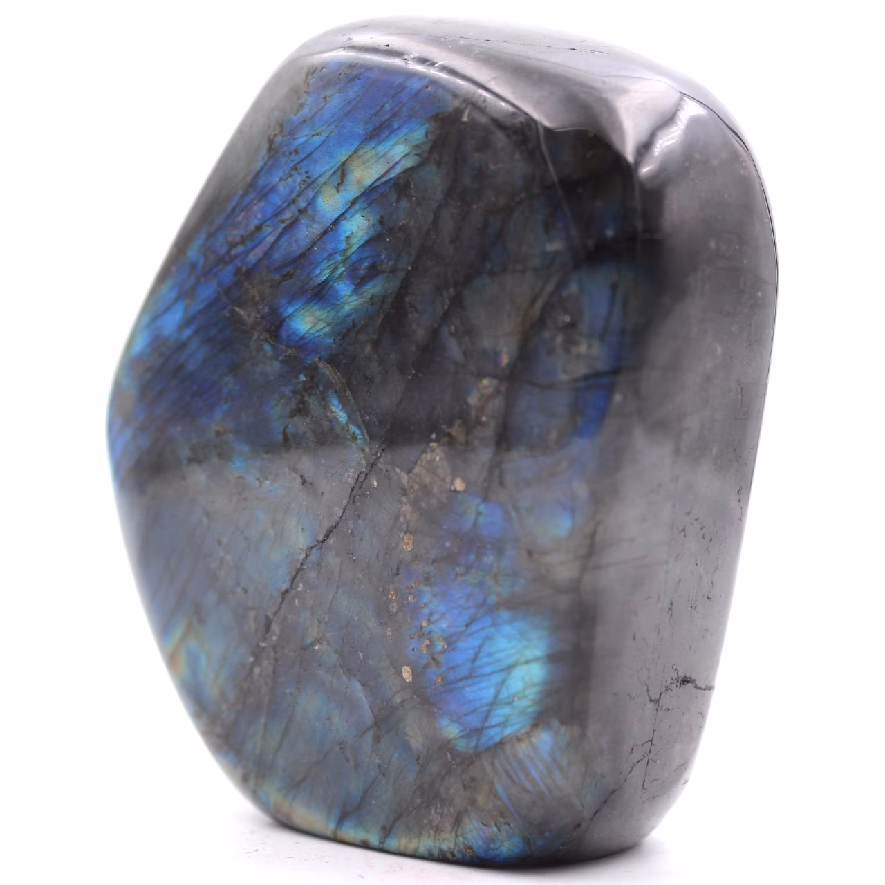 Bloc de pierre de Labradorite pour décoration et collection