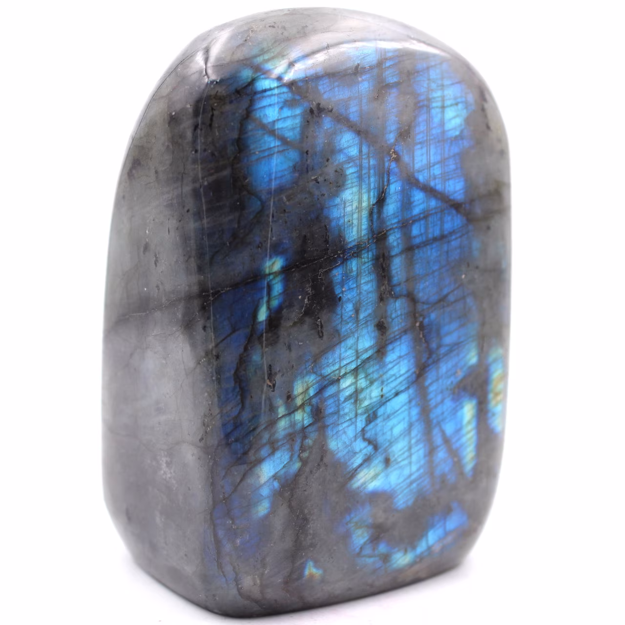 Bloc de pierre de Labradorite pour décoration et collection