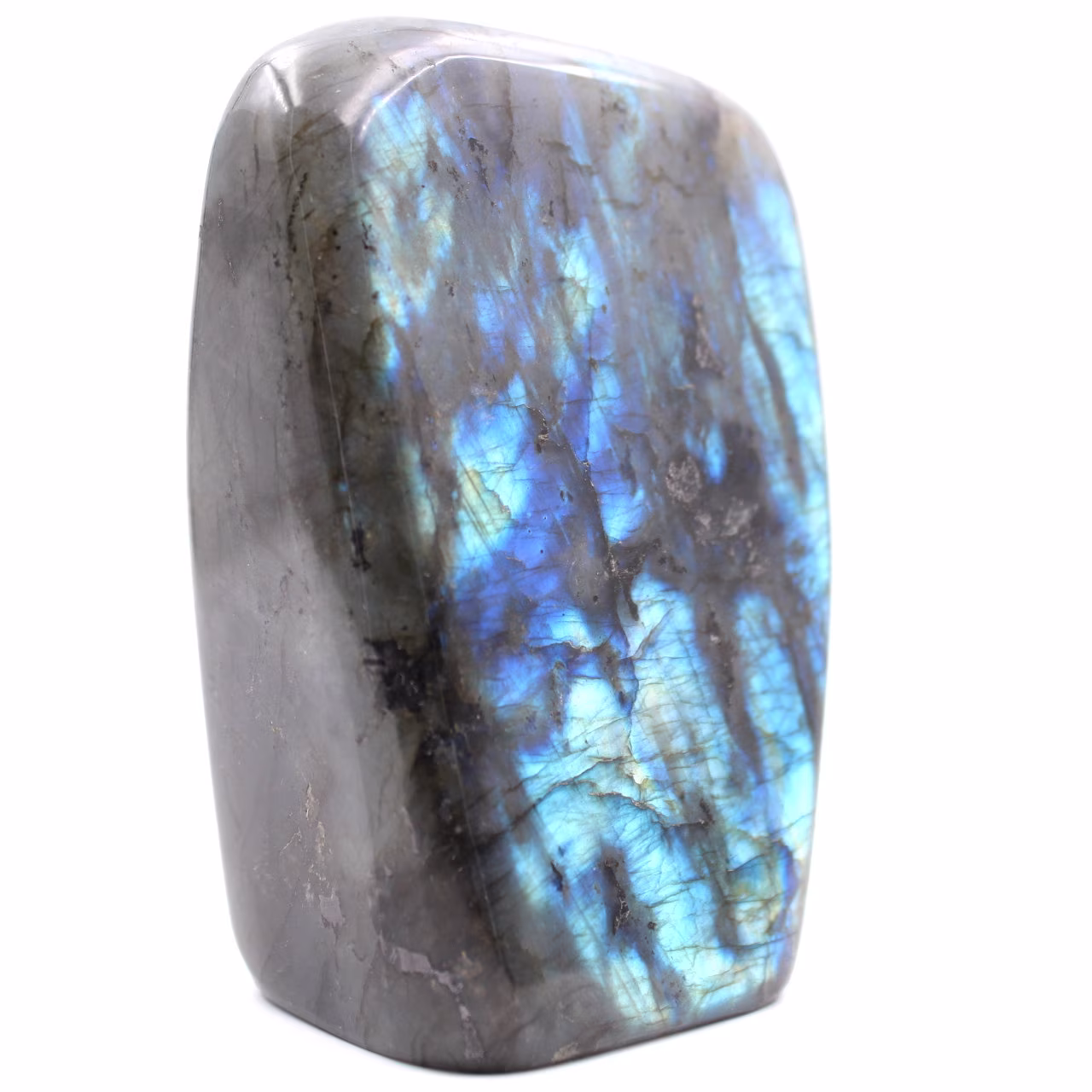 Bloc de pierre de Labradorite pour décoration et collection