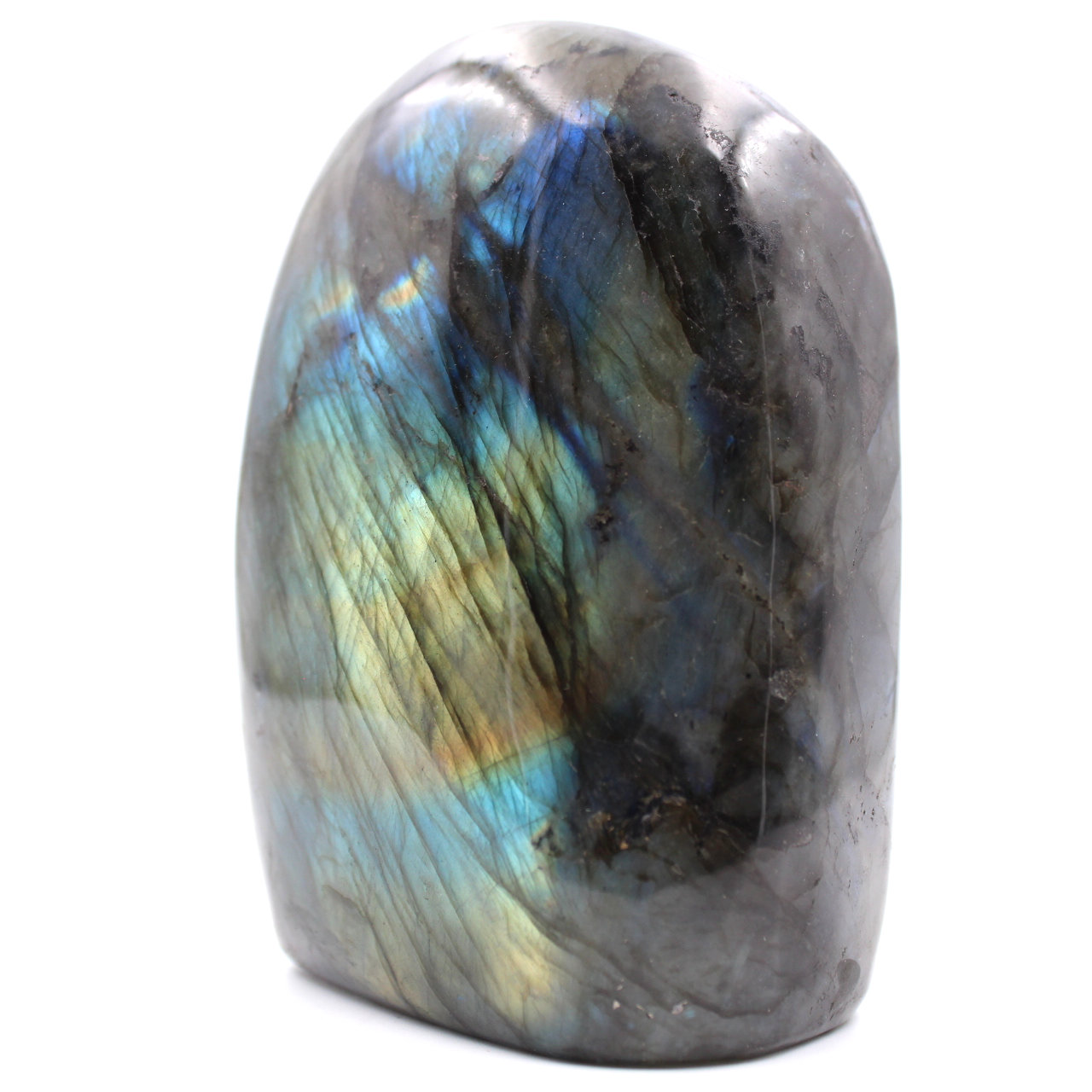 Bloc de pierre de Labradorite pour décoration et collection