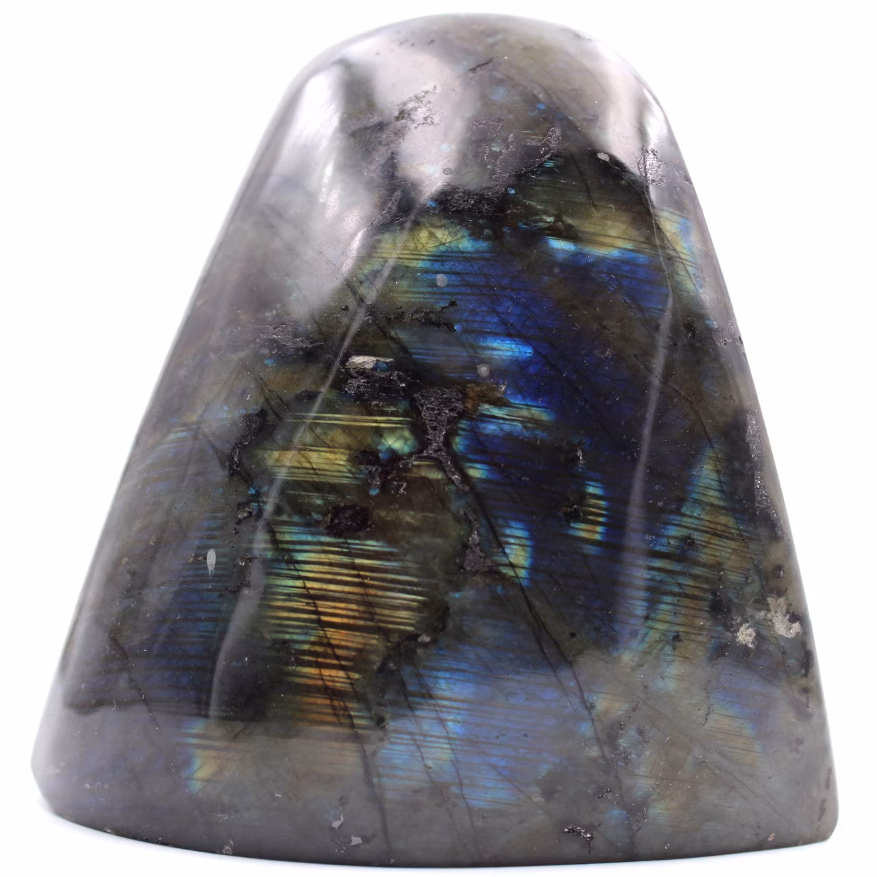 Bloc de pierre de Labradorite pour décoration et collection