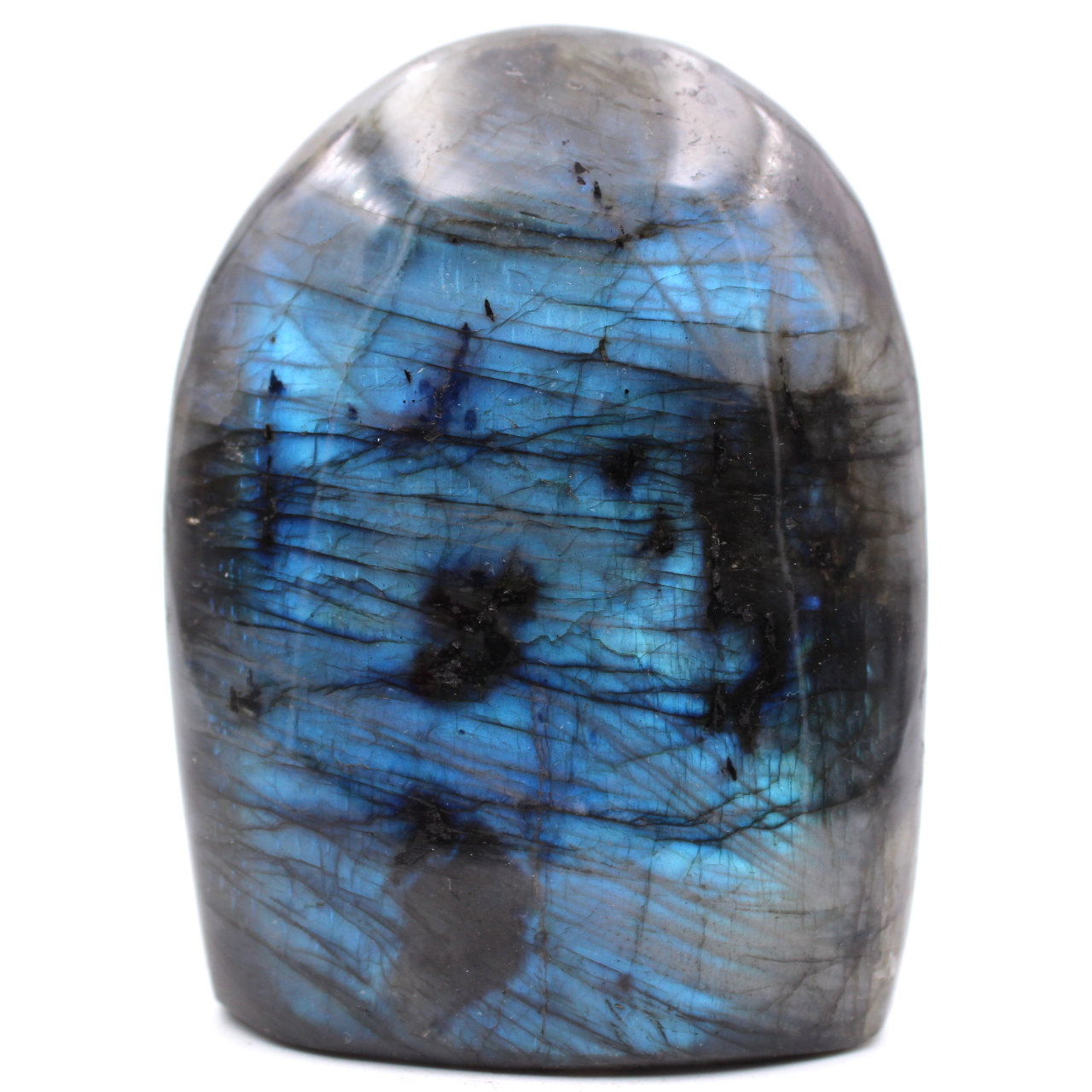 Bloc de pierre de Labradorite pour décoration et collection