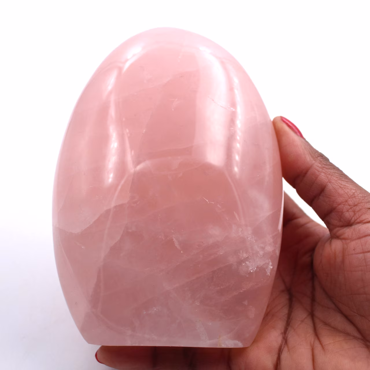 Forme libre de quartz rose