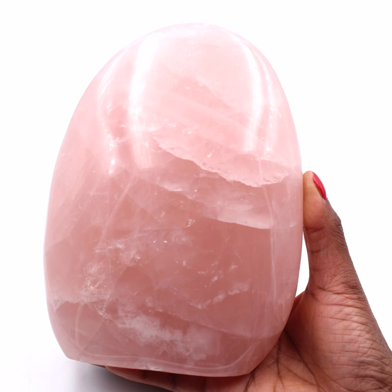 Forme libre de quartz rose