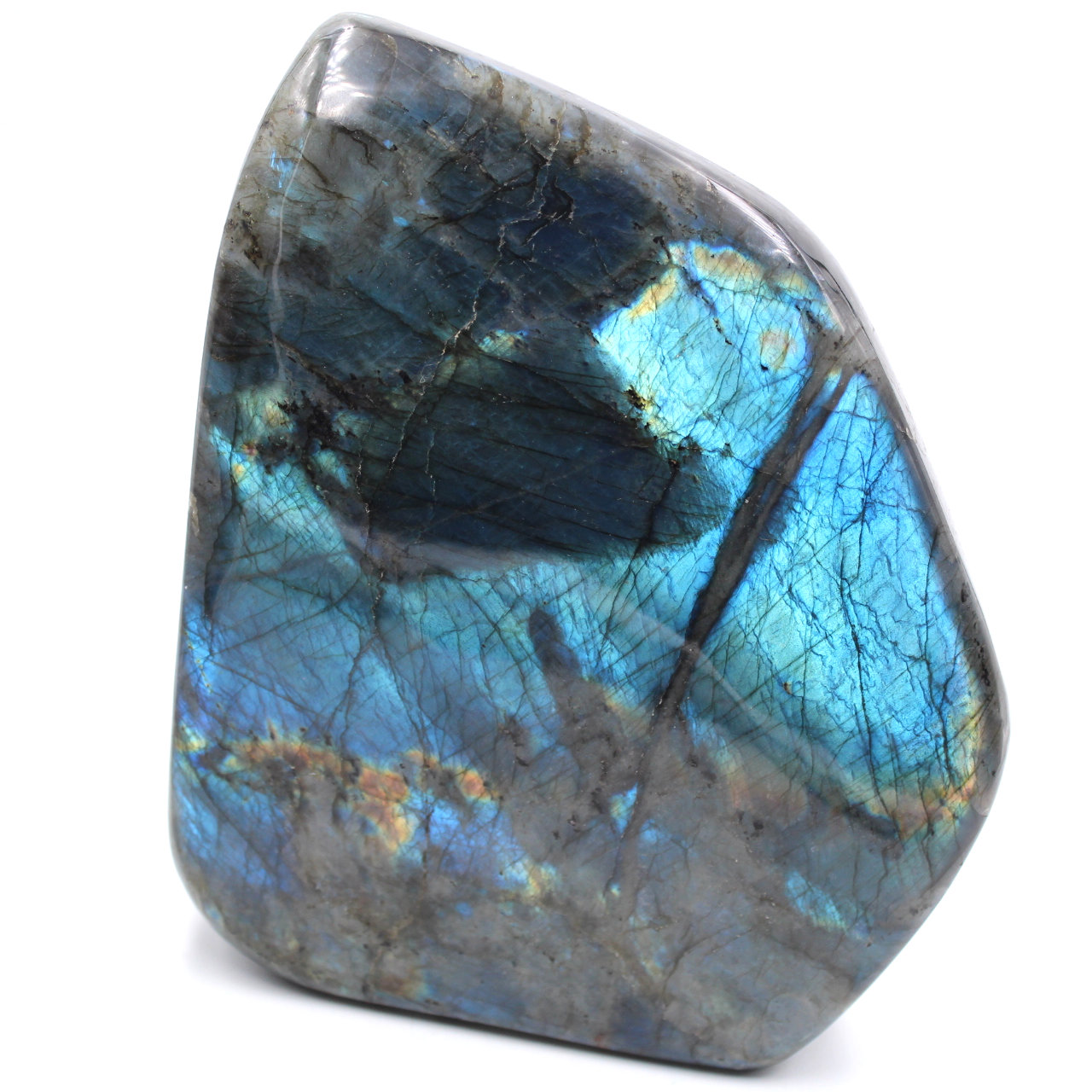 Pierre de Labradorite forme libre d'ornement