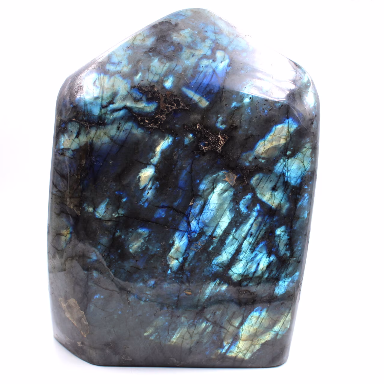 Pierre de Labradorite forme libre d'ornement