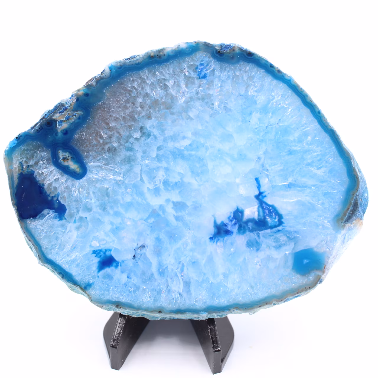 Grande tranche d’agate du Brésil