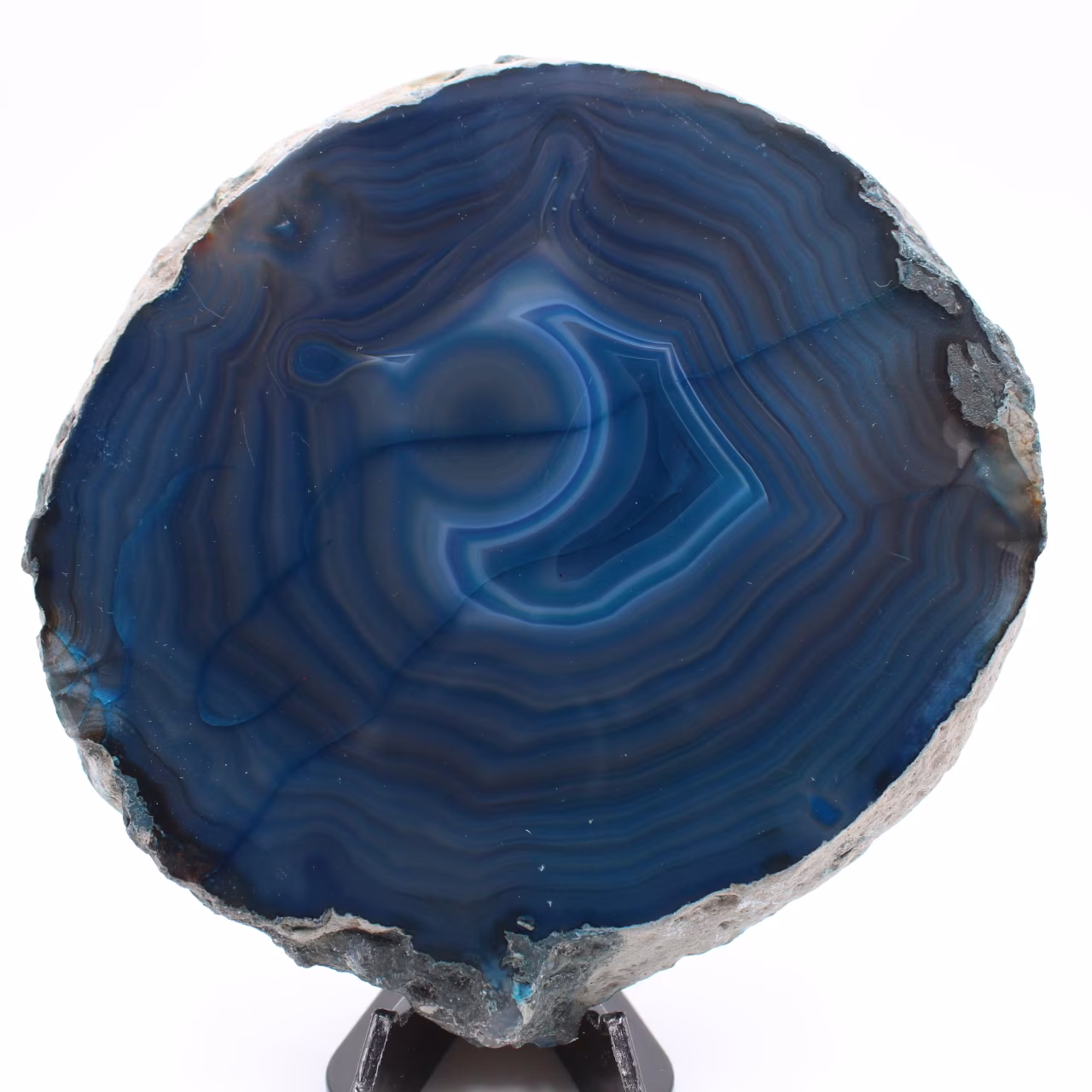Grande tranche d’agate du Brésil