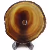 Tranche d'agate percée du Brésil